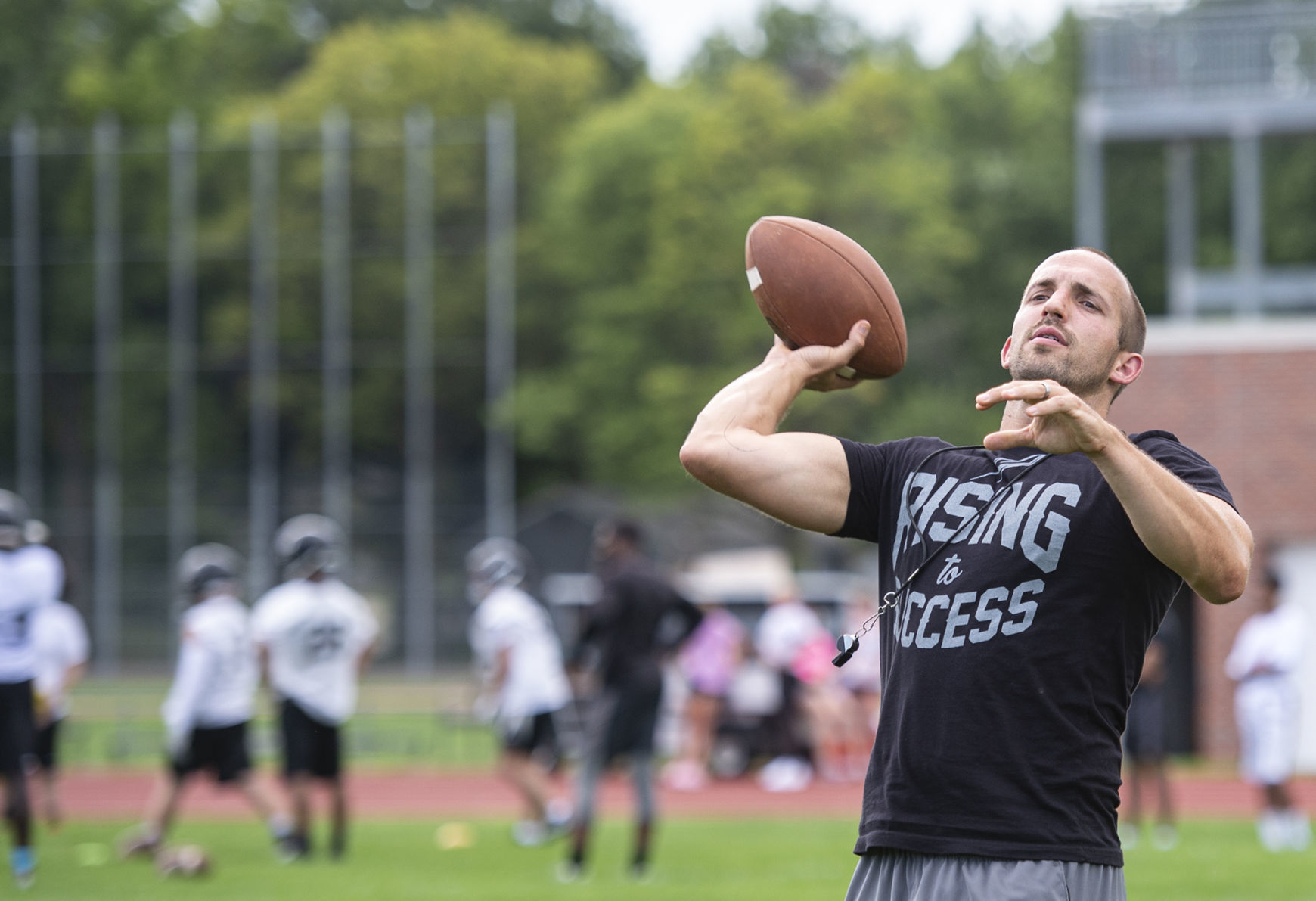 Northeast football practice, 8.12